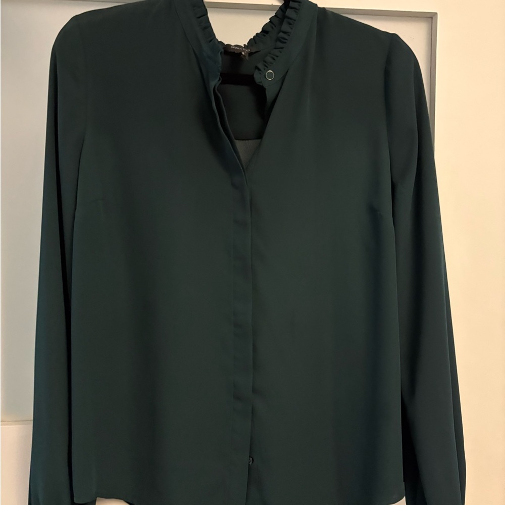 R&W Dark Green Women's blouse